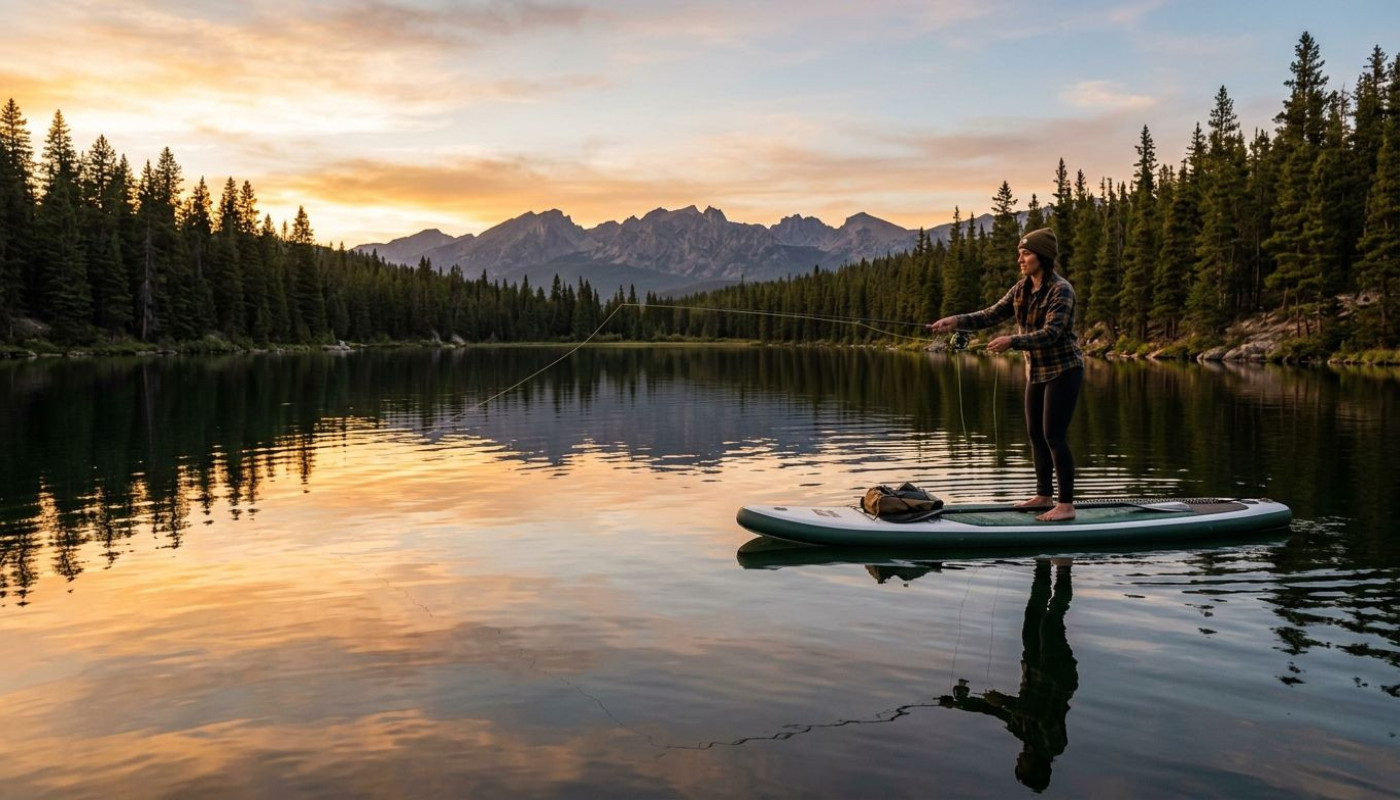 Pescar desde el sup: el reto inesperado para los aventureros del agua